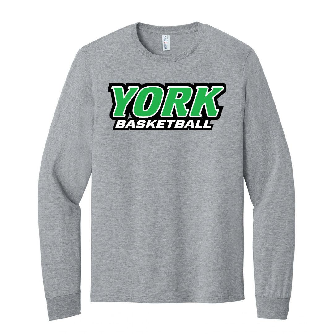 CUSTOM JERZEES CLASSICS LONG SLEEVE T-SHIRT- BASKETBALL