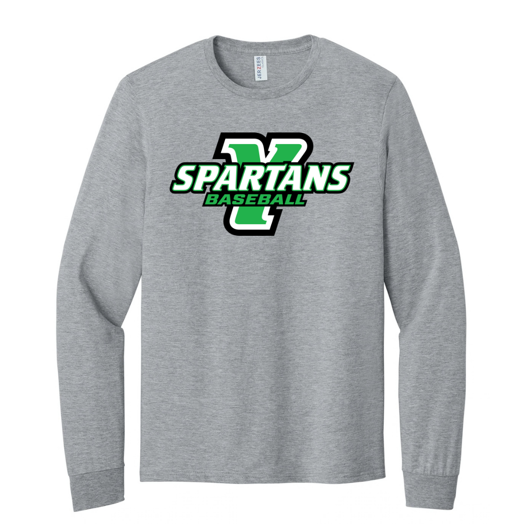 CUSTOM JERZEES CLASSICS LONG SLEEVE T-SHIRT-BASEBALL