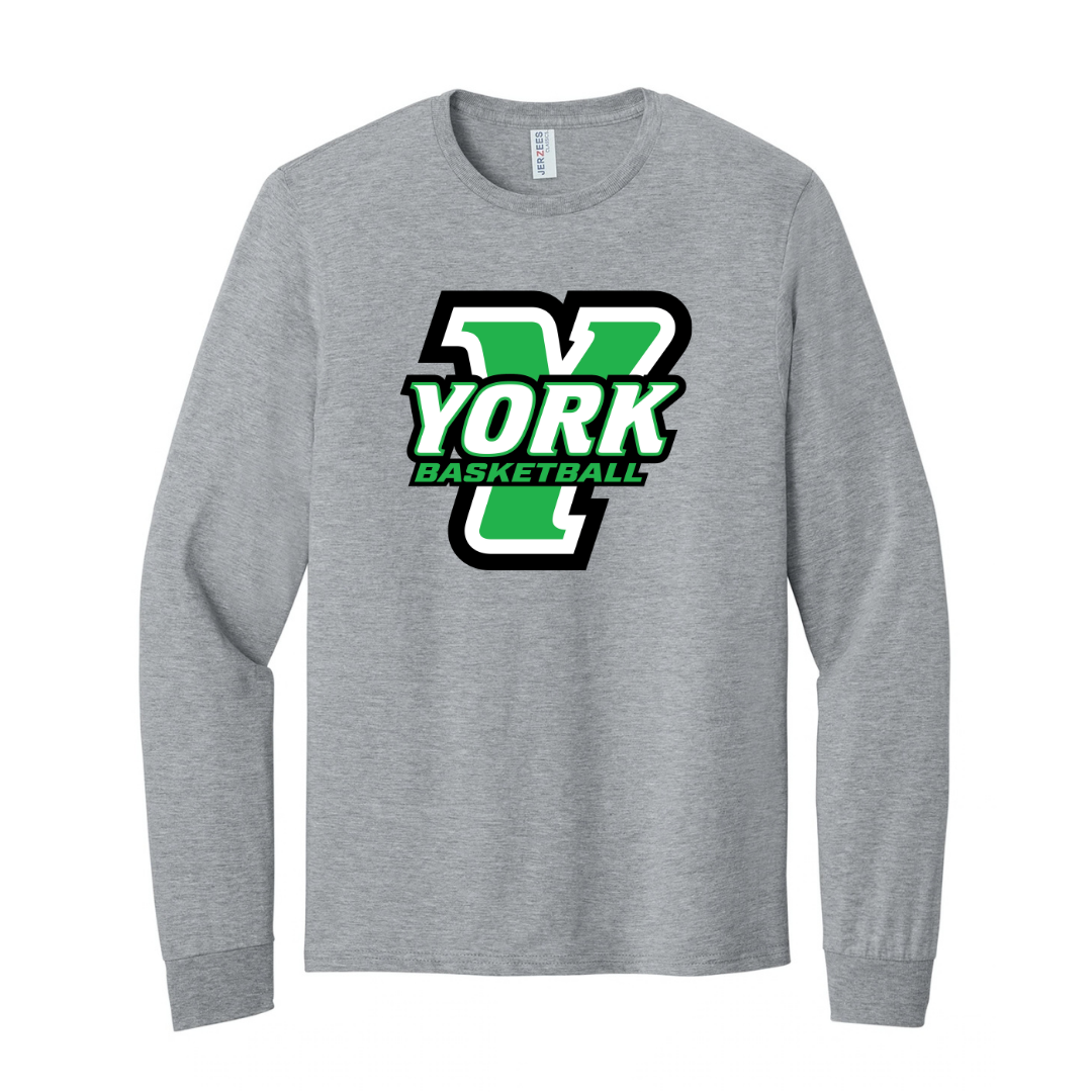 CUSTOM JERZEES CLASSICS LONG SLEEVE T-SHIRT- BASKETBALL