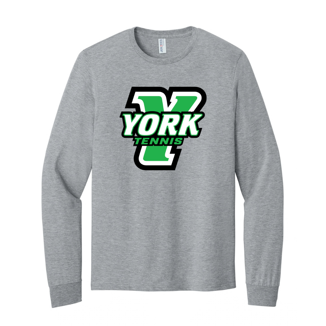 CUSTOM JERZEES CLASSICS LONG SLEEVE T-SHIRT- TENNIS