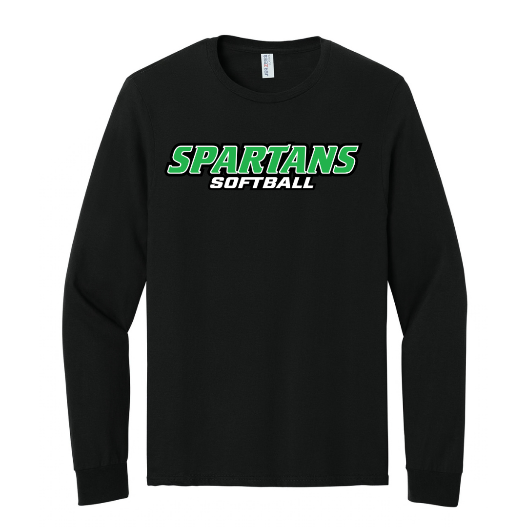 CUSTOM JERZEES CLASSICS LONG SLEEVE T-SHIRT- SOFTBALL