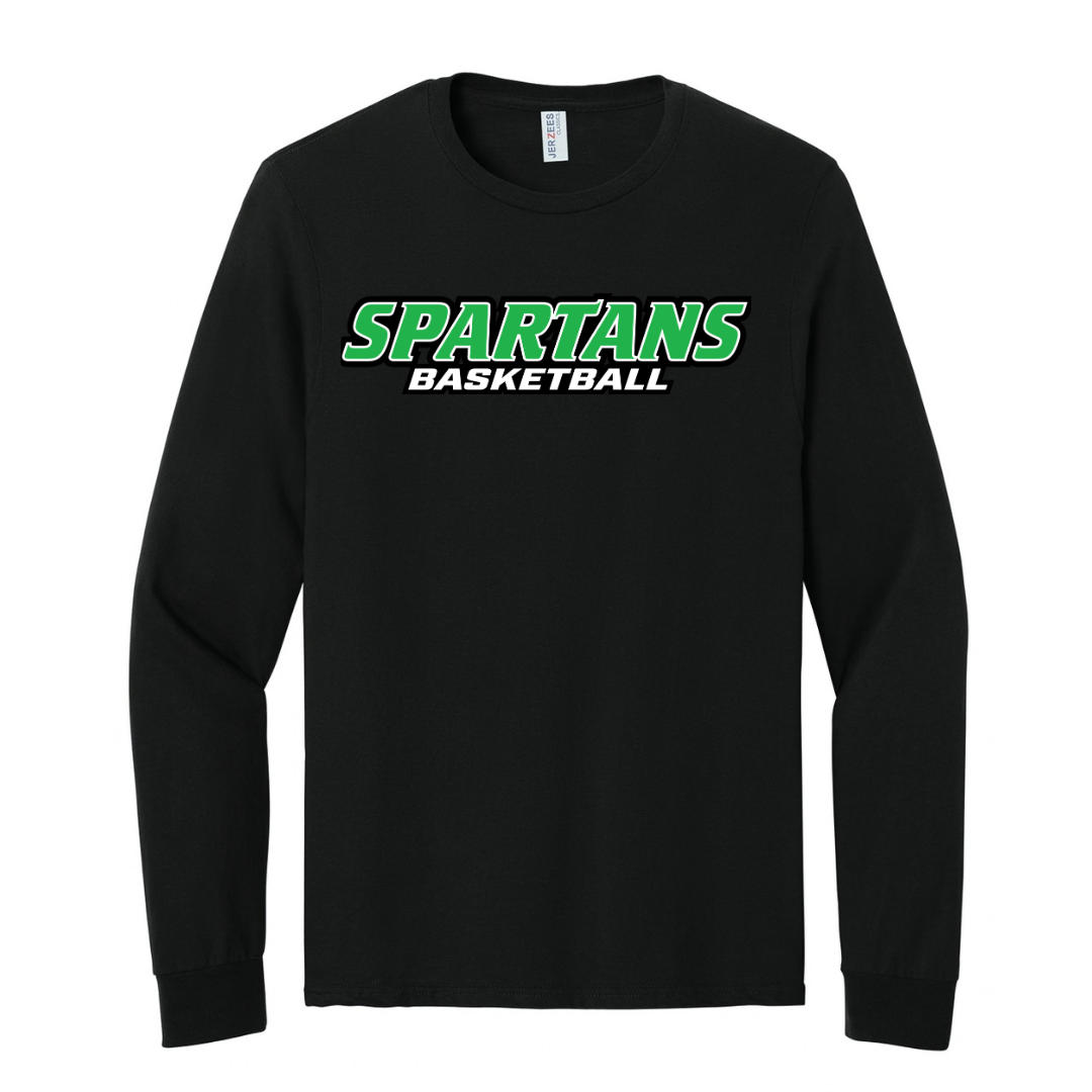 CUSTOM JERZEES CLASSICS LONG SLEEVE T-SHIRT- BASKETBALL