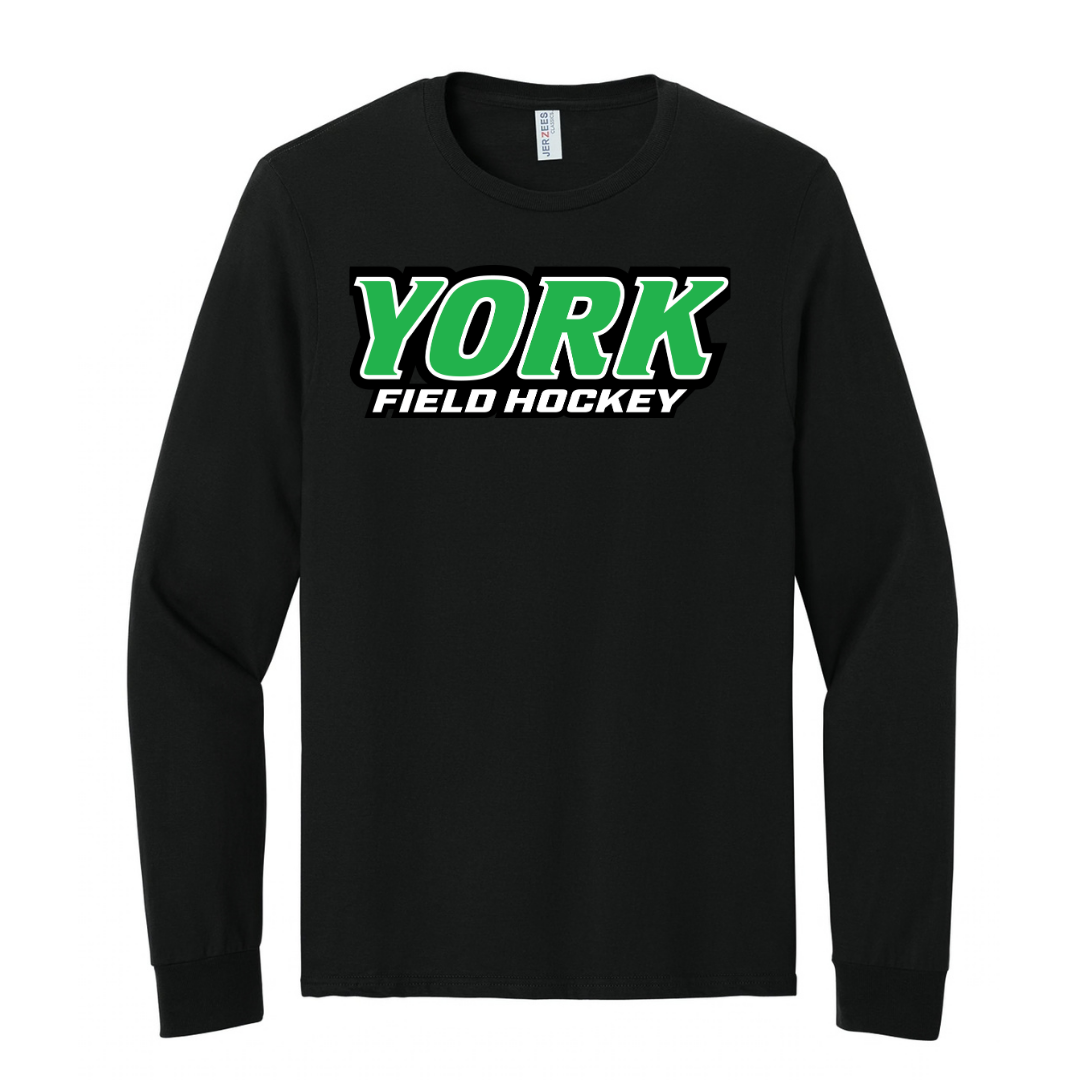 CUSTOM JERZEES CLASSICS LONG SLEEVE T-SHIRT- FIELD HOCKEY