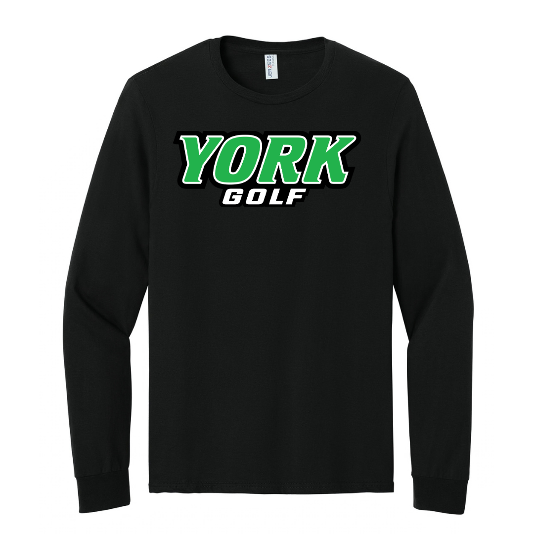 CUSTOM JERZEES CLASSICS LONG SLEEVE T-SHIRT- GOLF