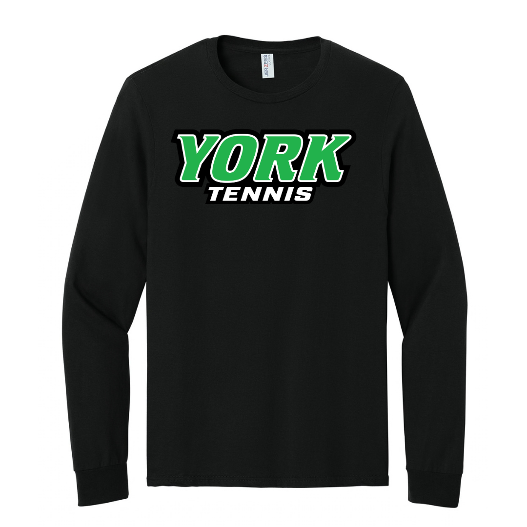 CUSTOM JERZEES CLASSICS LONG SLEEVE T-SHIRT- TENNIS