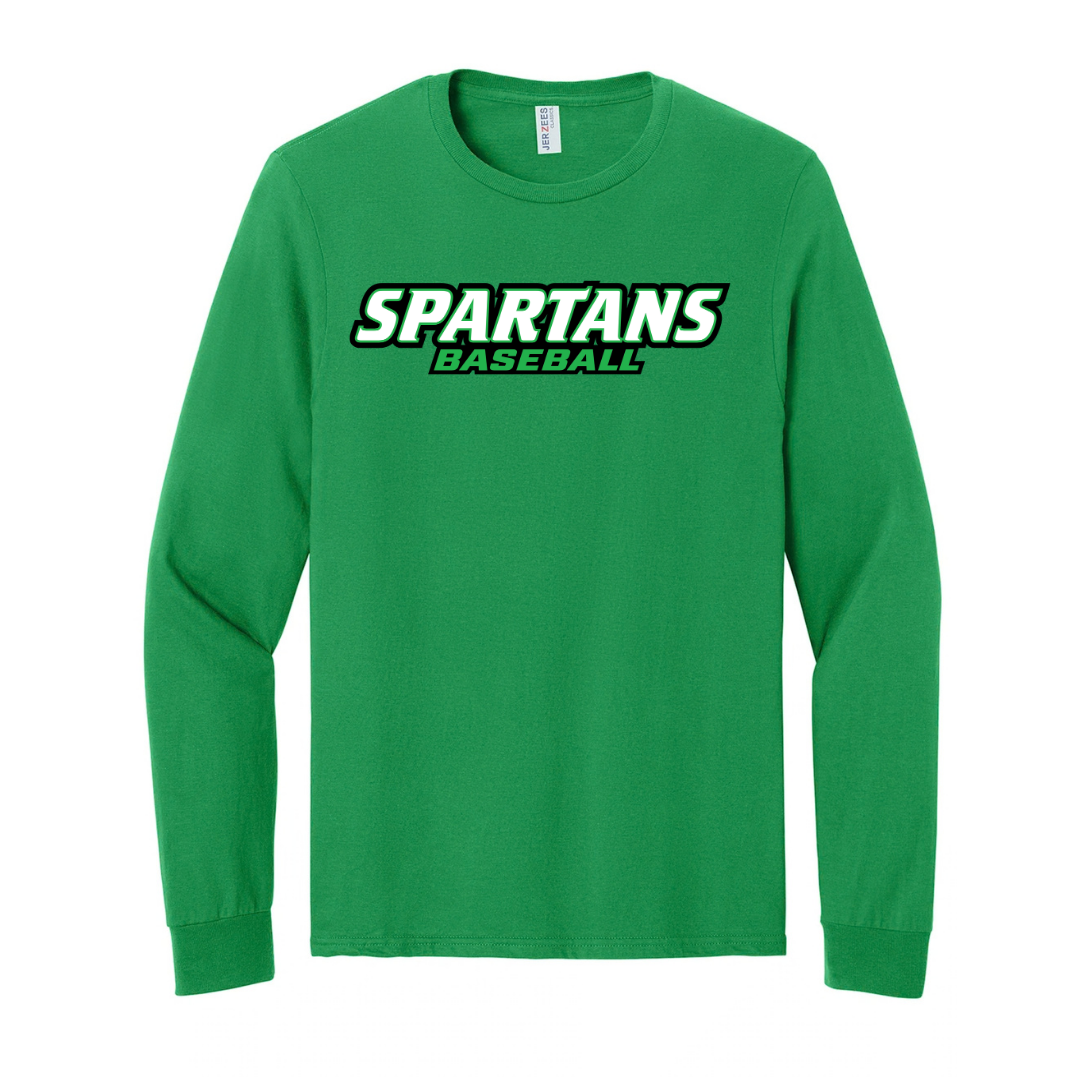 CUSTOM JERZEES CLASSICS LONG SLEEVE T-SHIRT-BASEBALL