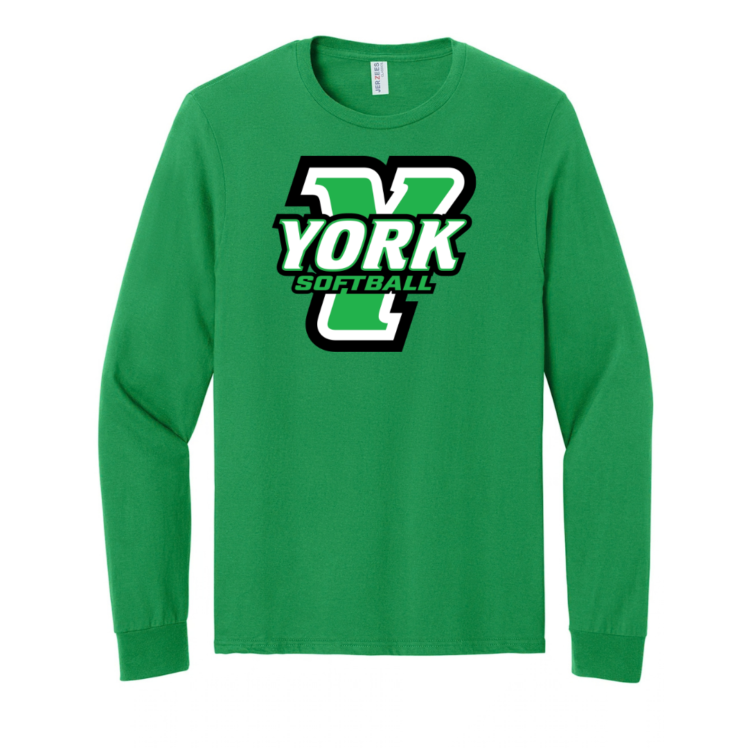 CUSTOM JERZEES CLASSICS LONG SLEEVE T-SHIRT- SOFTBALL