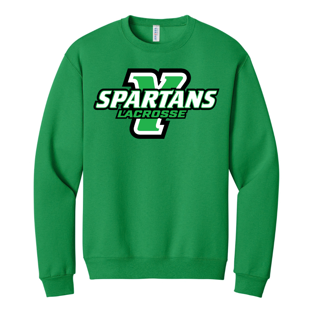 CUSTOM JERZEES CLASSICS CREW SWEATSHIRT- LACROSSE