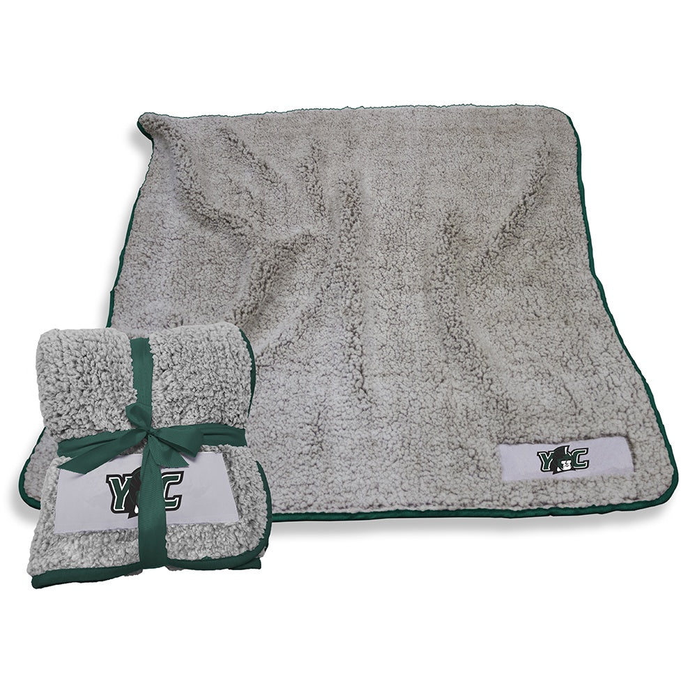 BLANKET FROSTY FLEECE 50X60 WITH YORK COLLEGE