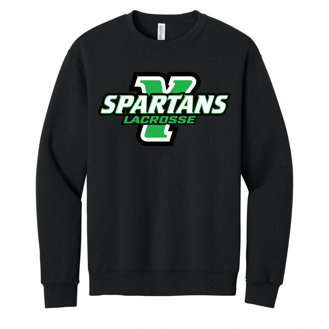 CUSTOM JERZEES CLASSICS CREW SWEATSHIRT- LACROSSE