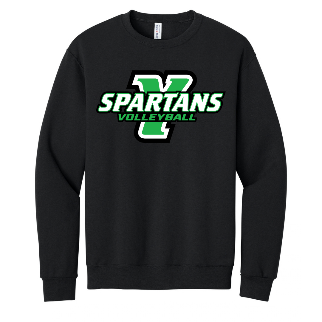 CUSTOM JERZEES CLASSICS CREW SWEATSHIRT- VOLLEYBALL