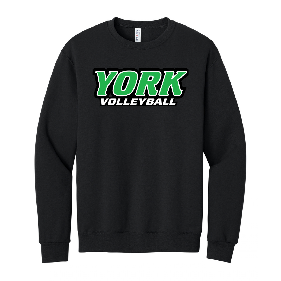 CUSTOM JERZEES CLASSICS CREW SWEATSHIRT- VOLLEYBALL