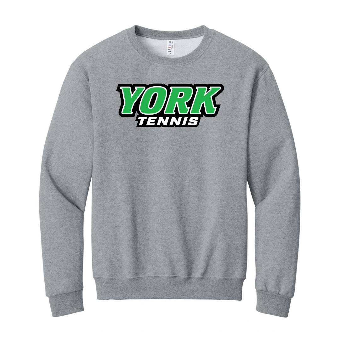 CUSTOM JERZEES CLASSICS CREW SWEATSHIRT- TENNIS
