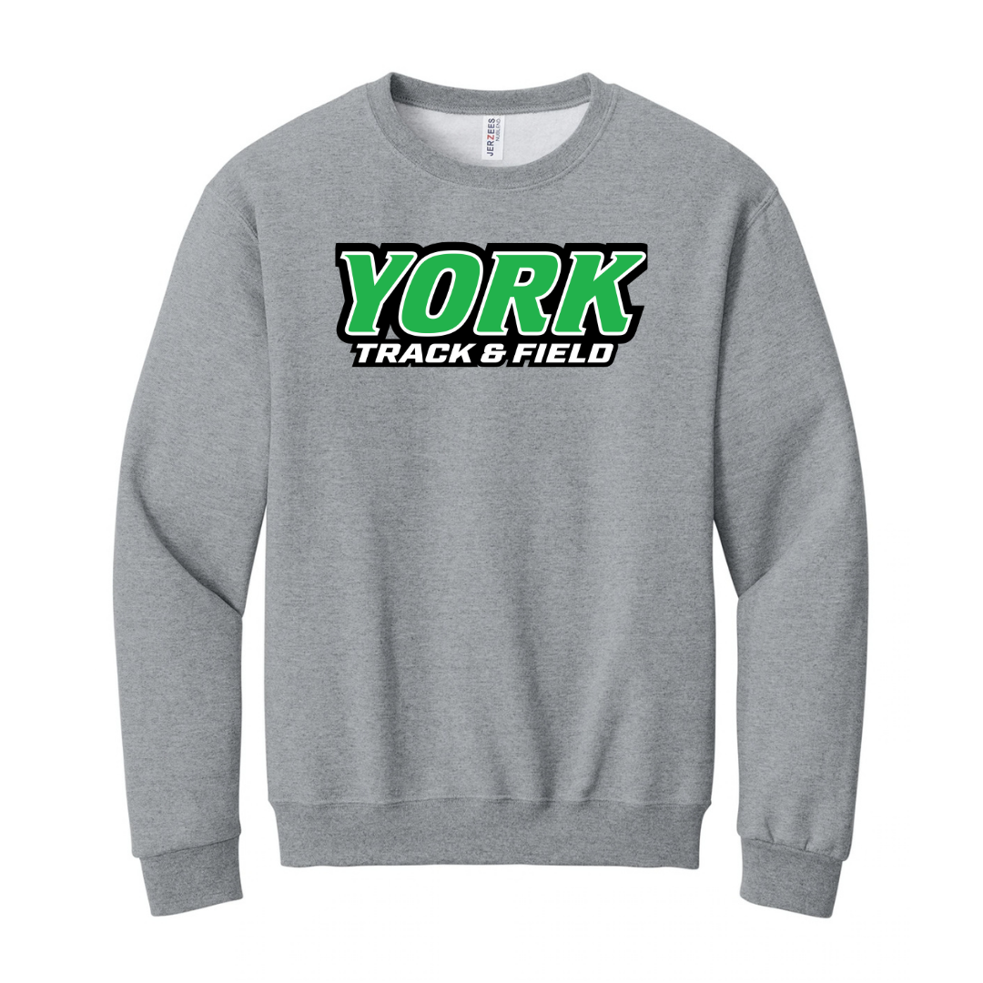 CUSTOM JERZEES CLASSICS CREW SWEATSHIRT- TRACK AND FIELD