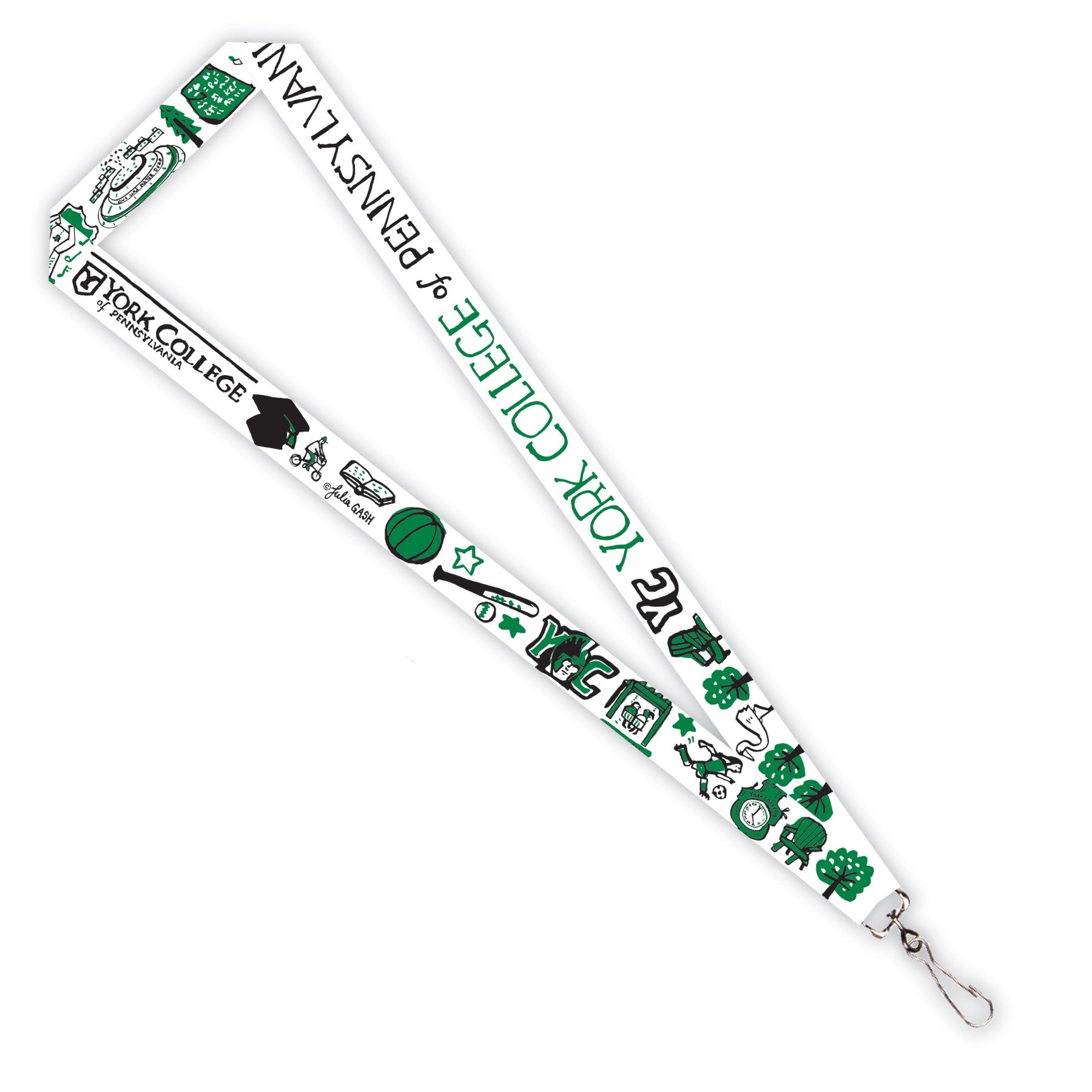 Julia Gash YCP Lanyard - 3/4"