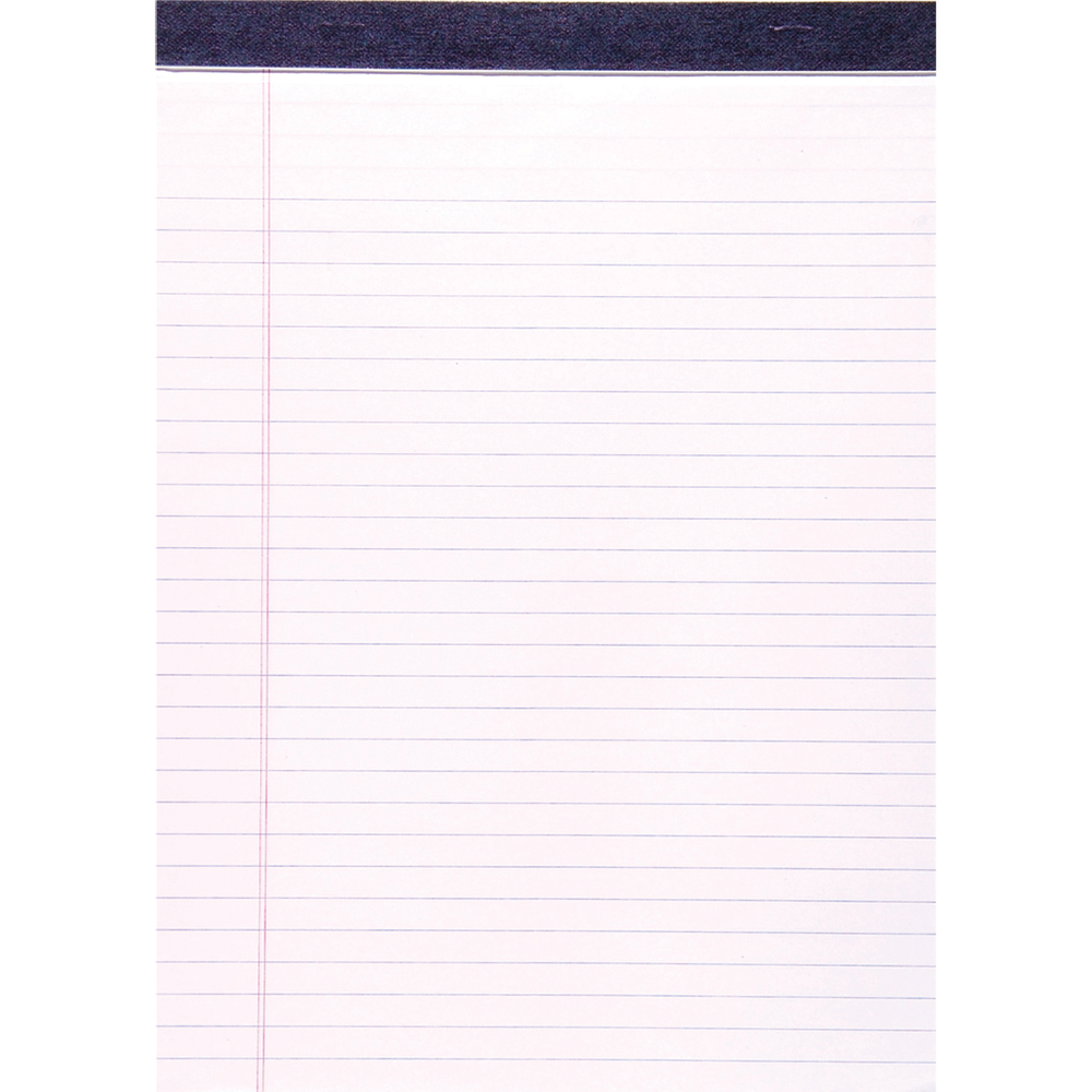 Legal Pad: 8.5x11.75 - White - 50 Sheets