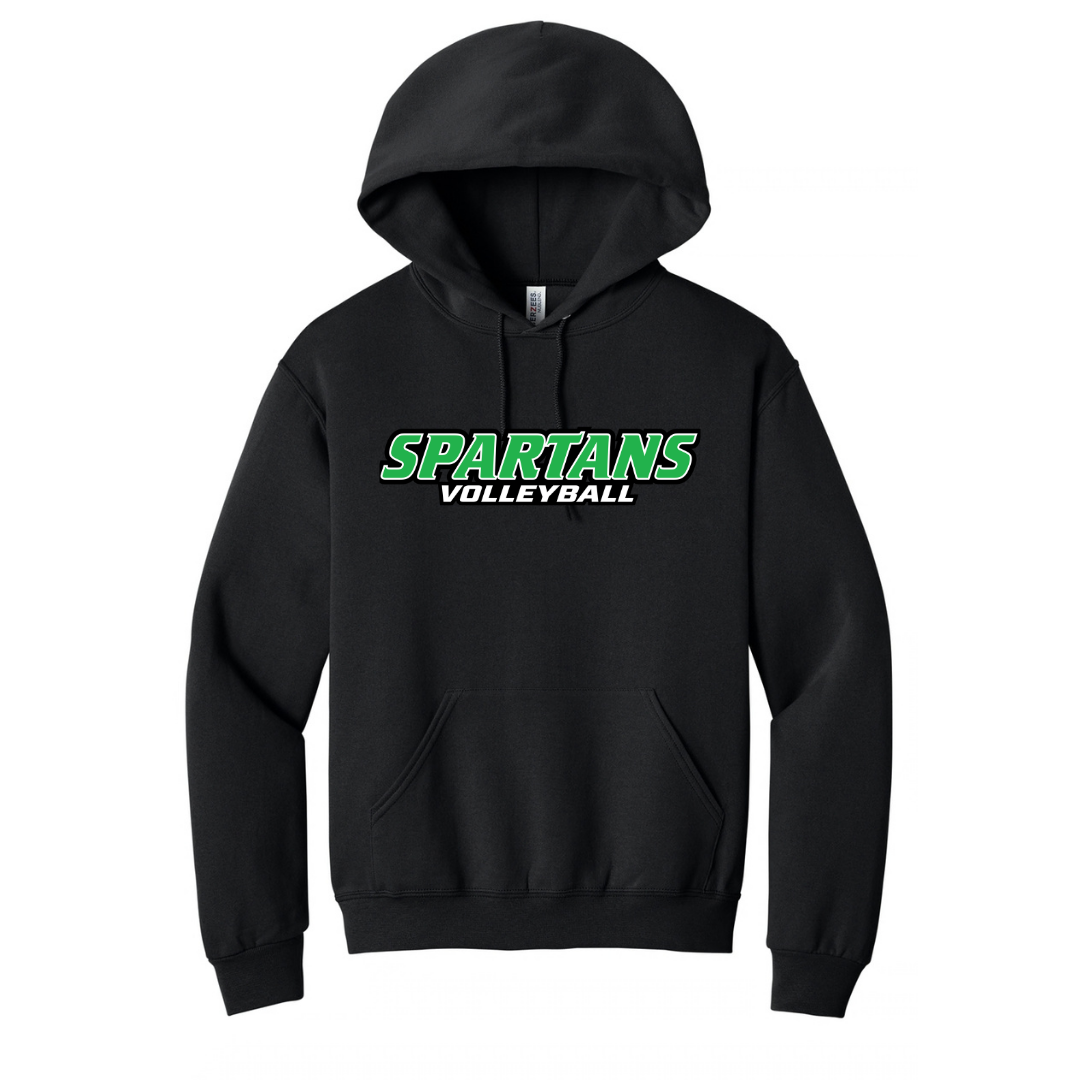 CUSTOM JERZEES CLASSICS HOOD SWEATSHIRT- VOLLEYBALL