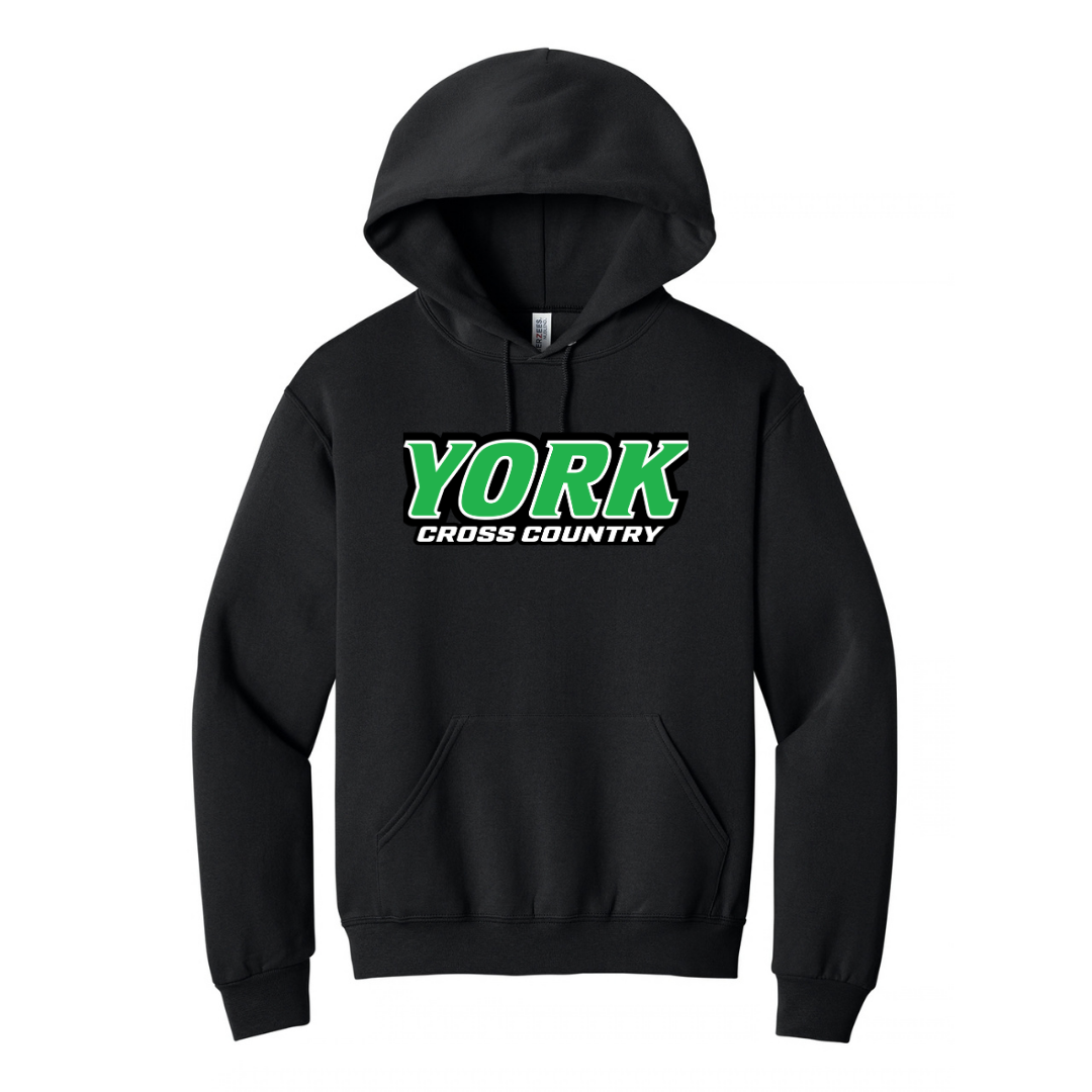 CUSTOM JERZEES CLASSICS HOOD SWEATSHIRT- CROSS COUNTRY