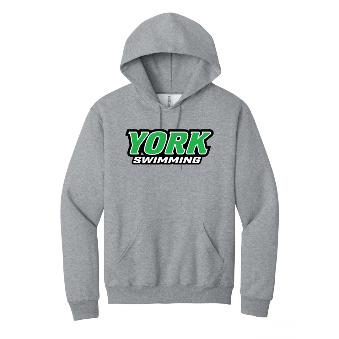 CUSTOM JERZEES CLASSICS HOOD SWEATSHIRT- SWIMMING