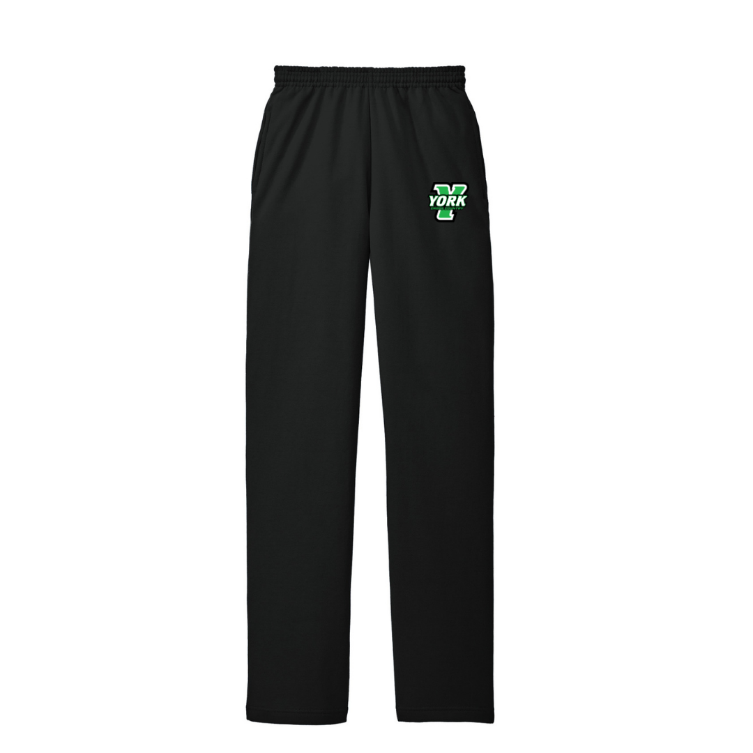 CUSTOM CORE FLEECE OPEN BOTTOM SWEATPANTS- CROSS COUNTRY