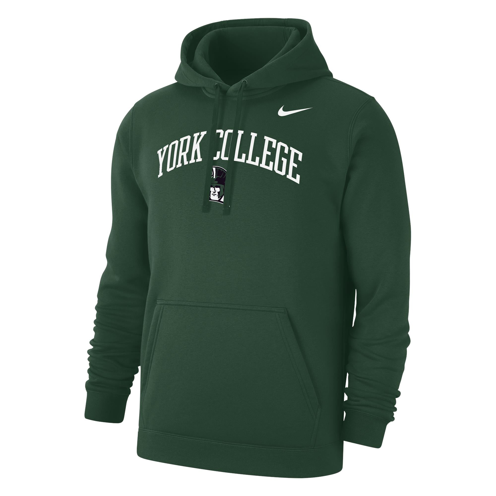NIKE YORK COLLEGE COTTON FLEECE HOODIE
