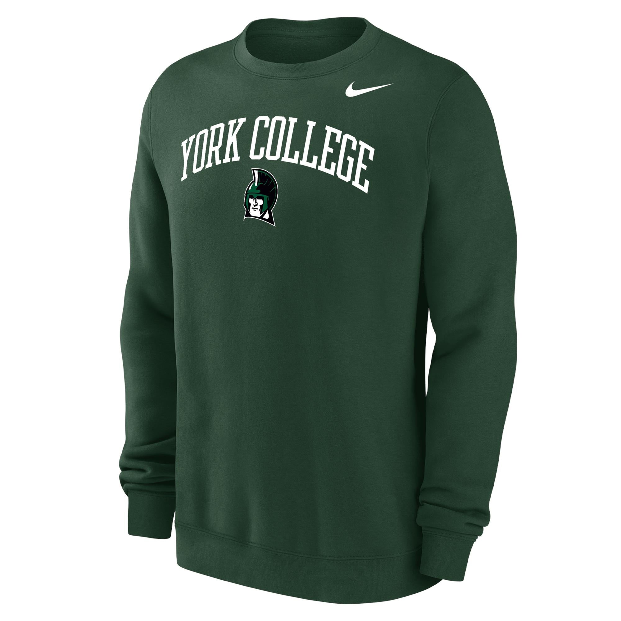 NIKE YORK COLLEGE COTTON FLEECE CREW