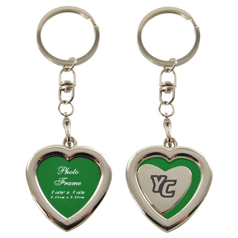 Keytag: YC Heart w/Photo Frame