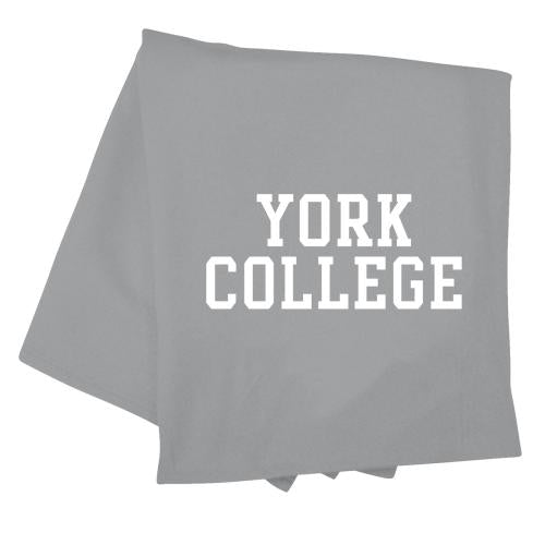 Blanket: Pro-Weave Sweatshirt - York College - 54" x 84"