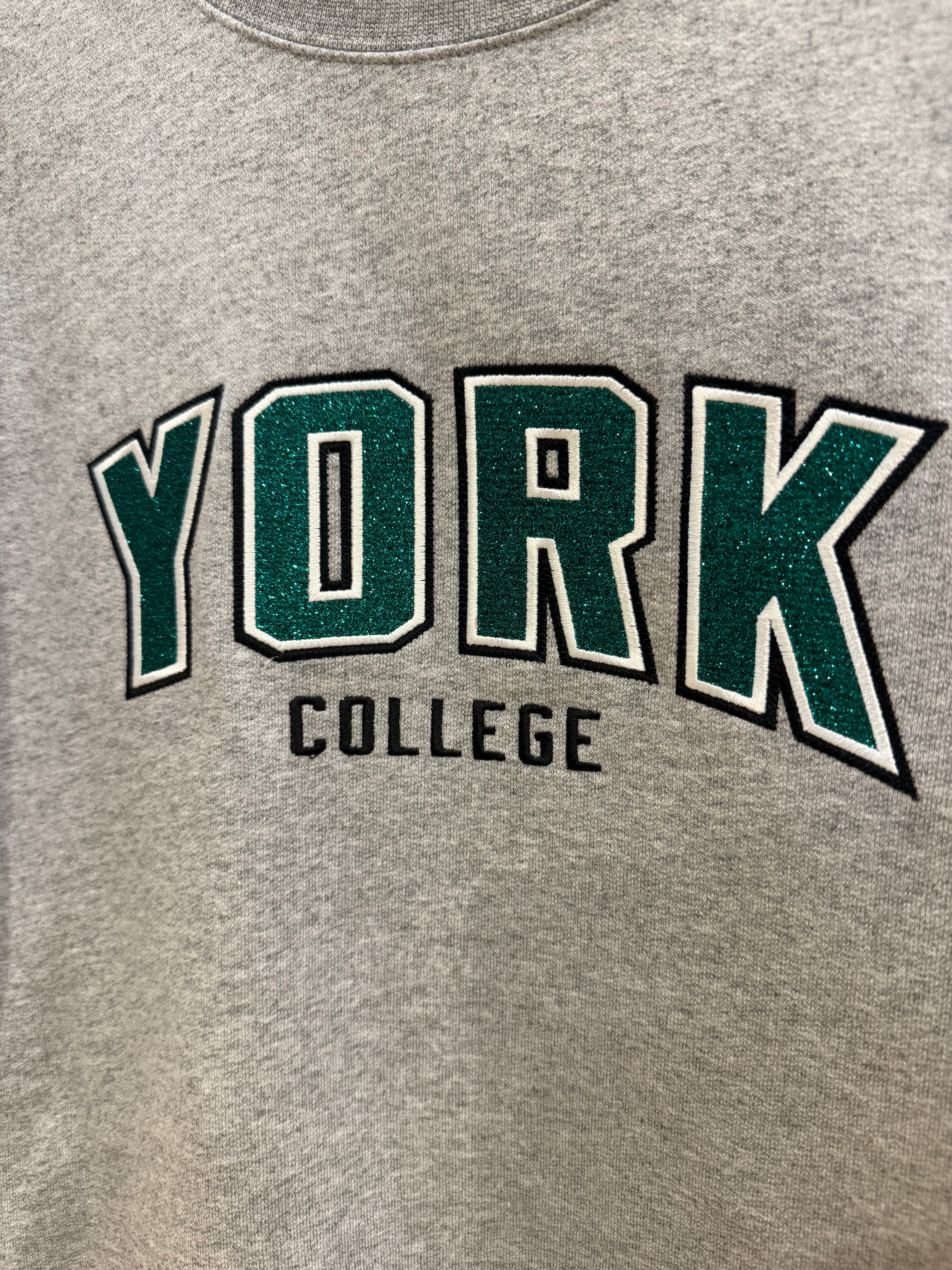 CHAMPION POWERBLEND GLITTER SPARTANS CREWNECK