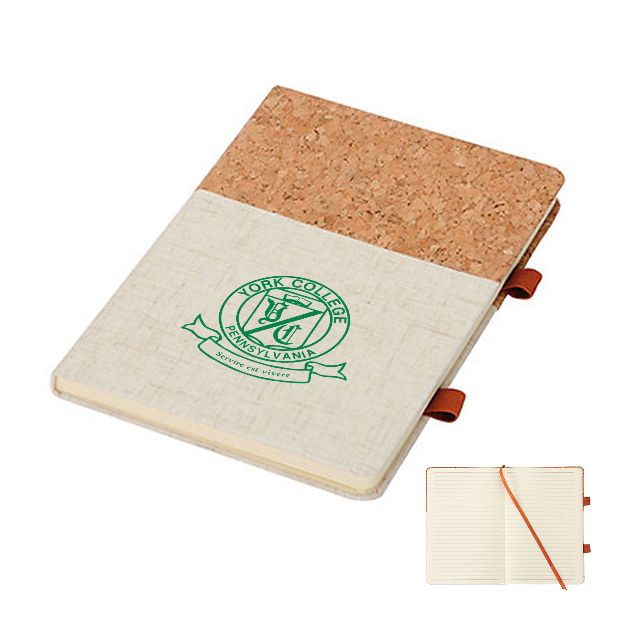 Journal Notebook - 5.5x8.25 - Cork