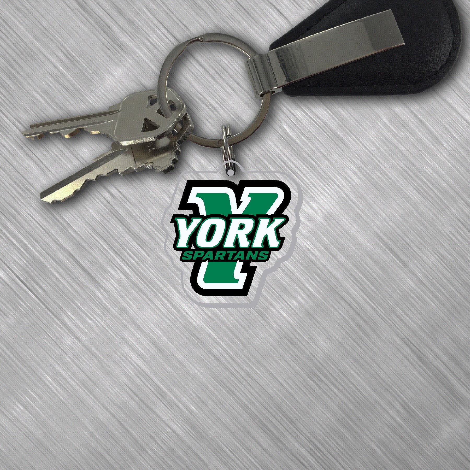 Key Tag: Y + York Spartans