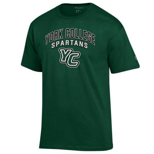 CHAMPION S/S T-SHIRT WITH YORK COLLEGE YC LOGO