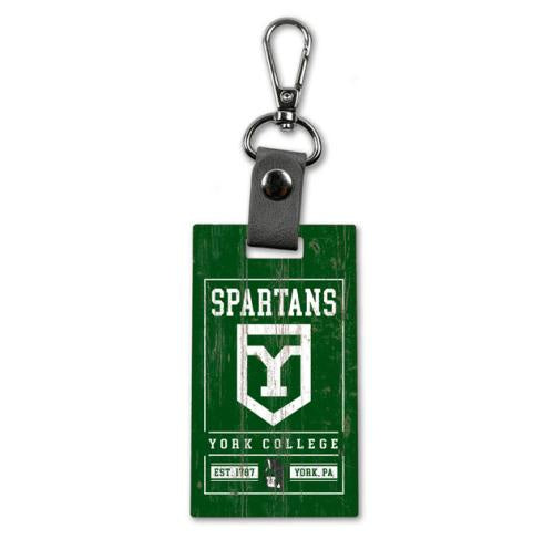 Keytag: Wooden Y Shield