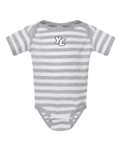 RABBIT SKINS INFANT CREEPER STRIPE