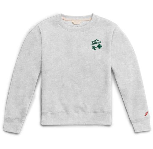 LEAGUE YOUTH CREW SWEATSHIRT WITH SMILEY FACE