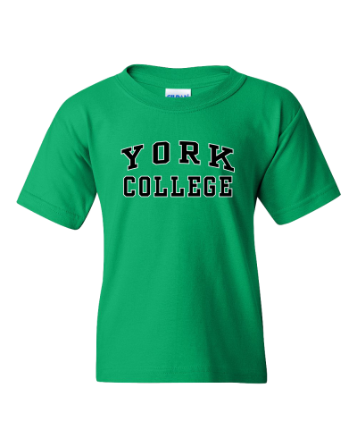 GILDAN YOUTH T-SHIRT WITH YORK OVER COLLEGE