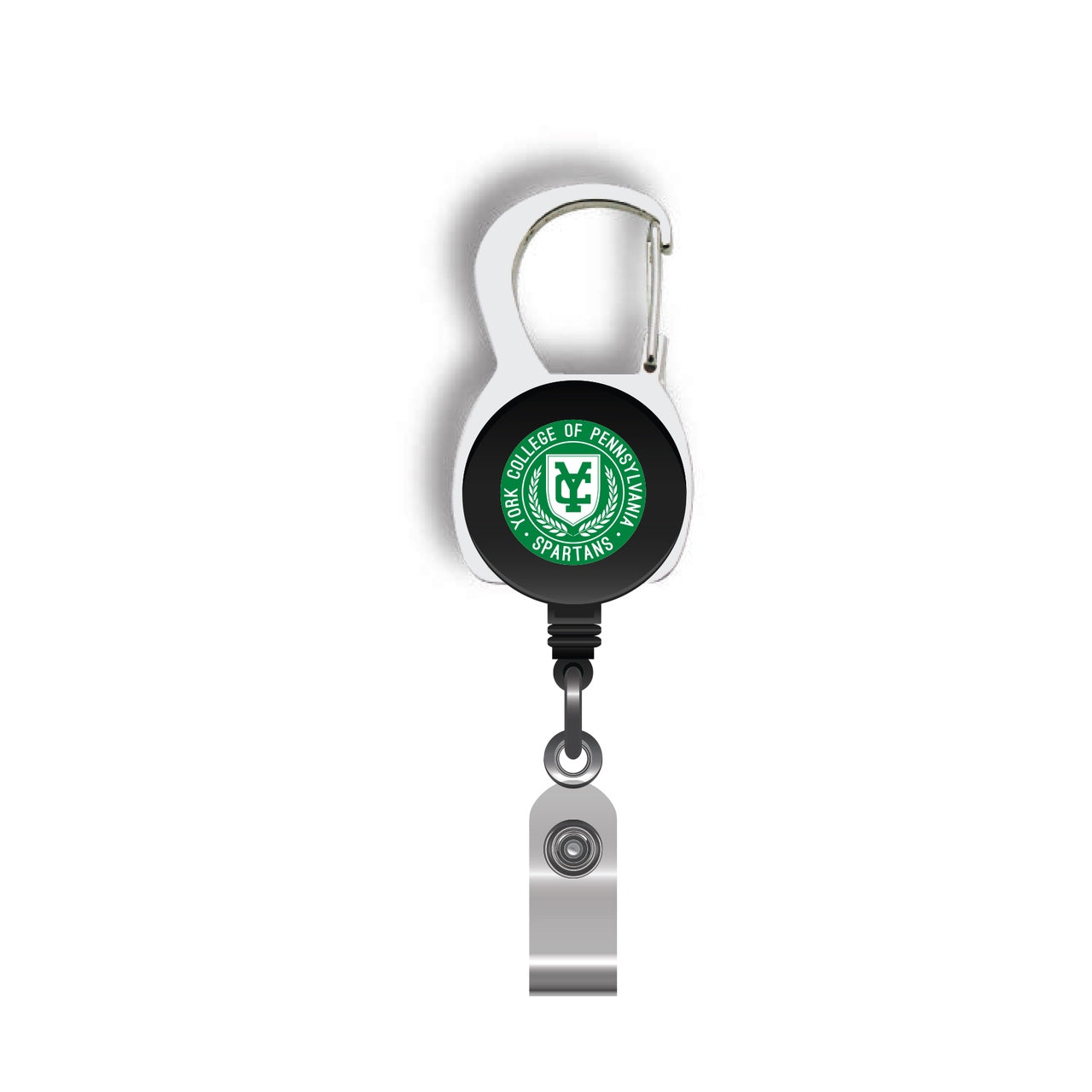 Retractable Carabiner ID Badge Holder