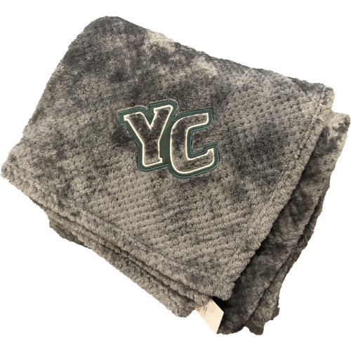 BLANKET PLUSH PINEAPPLE WITH YC EMB ON CORNER