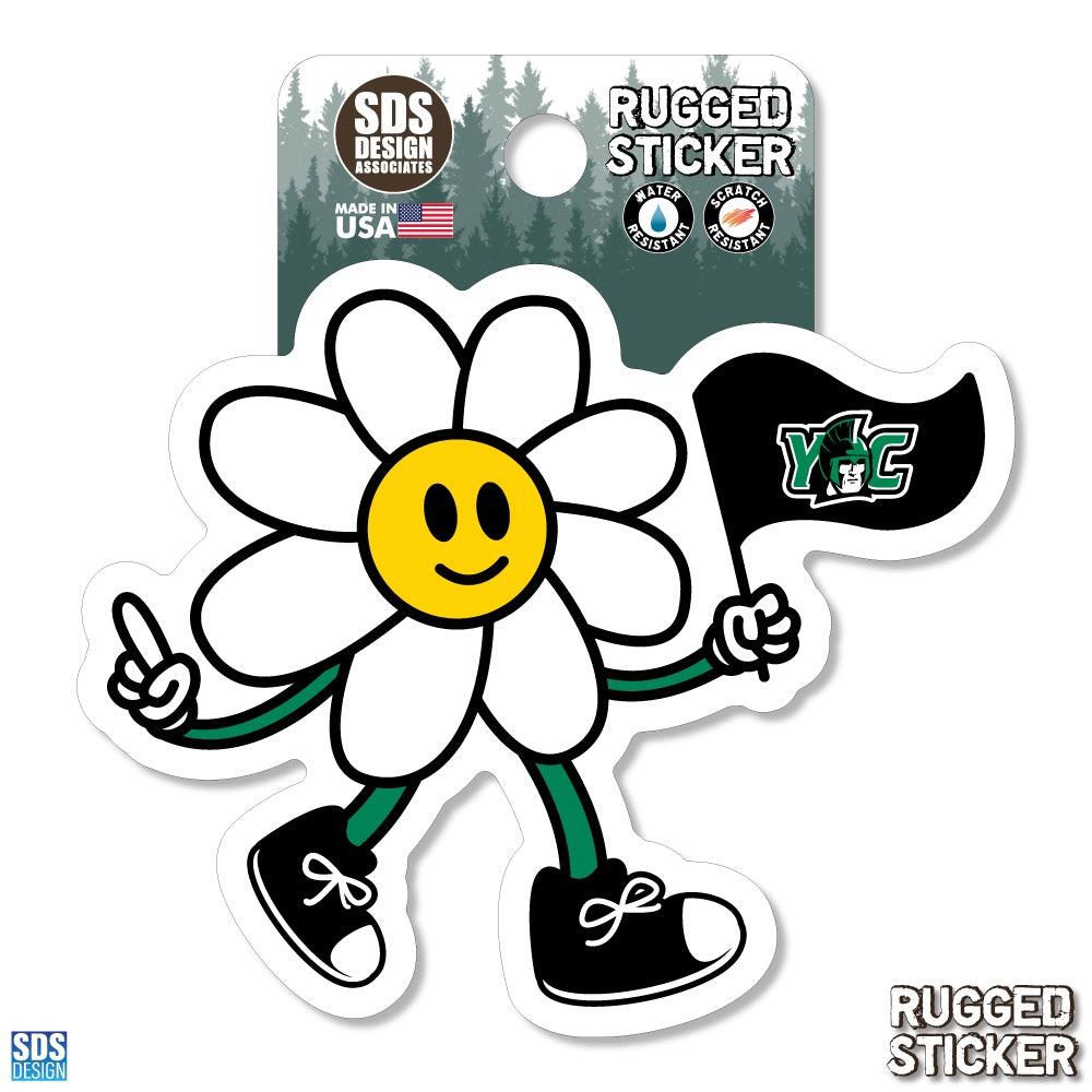Sticker: Rugged Walking Daisy
