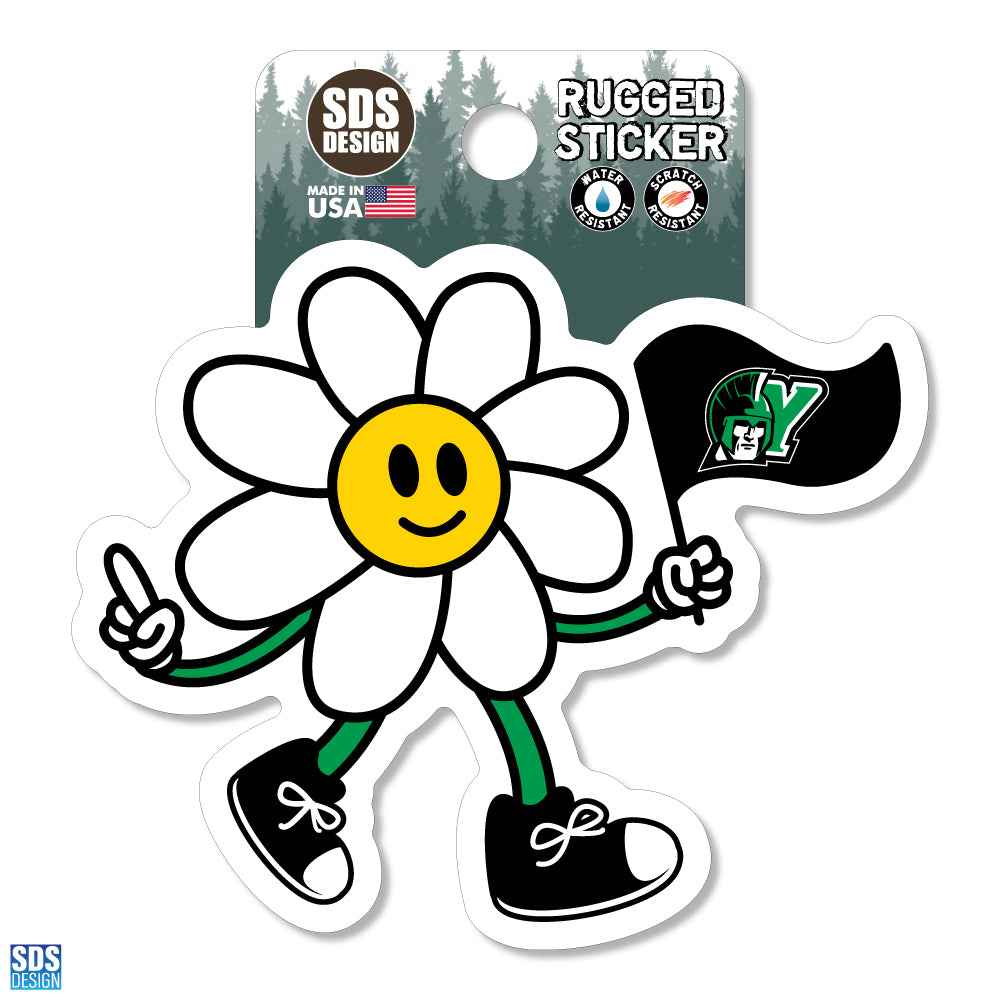 Sticker: Rugged Walking Daisy