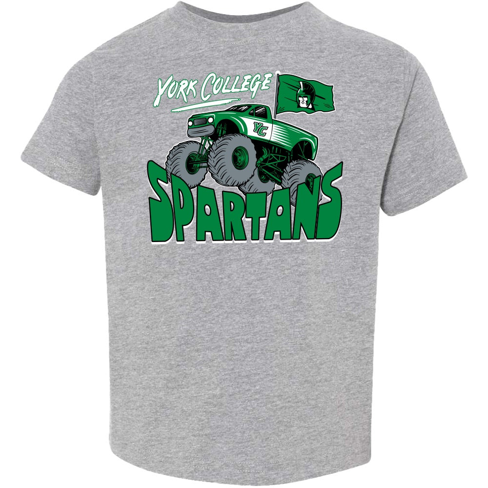 SUMMIT TODDLER ELEVATED SHORT SLEEVE MONSTER TRUCK T-SHIRT