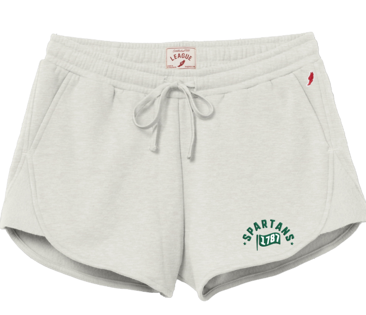 LEAGUE WOMEN'S 1787 YORK COLLEGE FLEECE SHORTS
