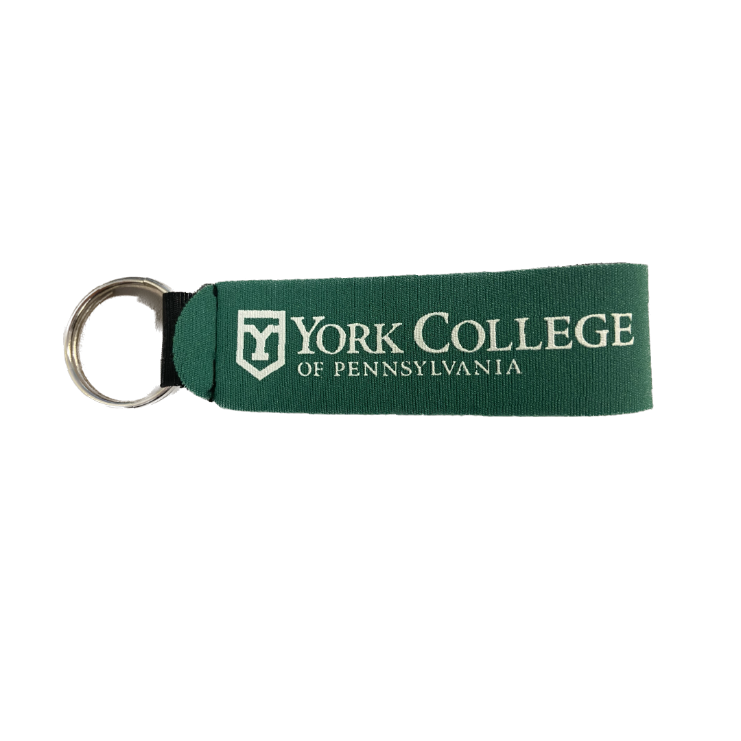 Key Strap: Neoprene York College - 1"