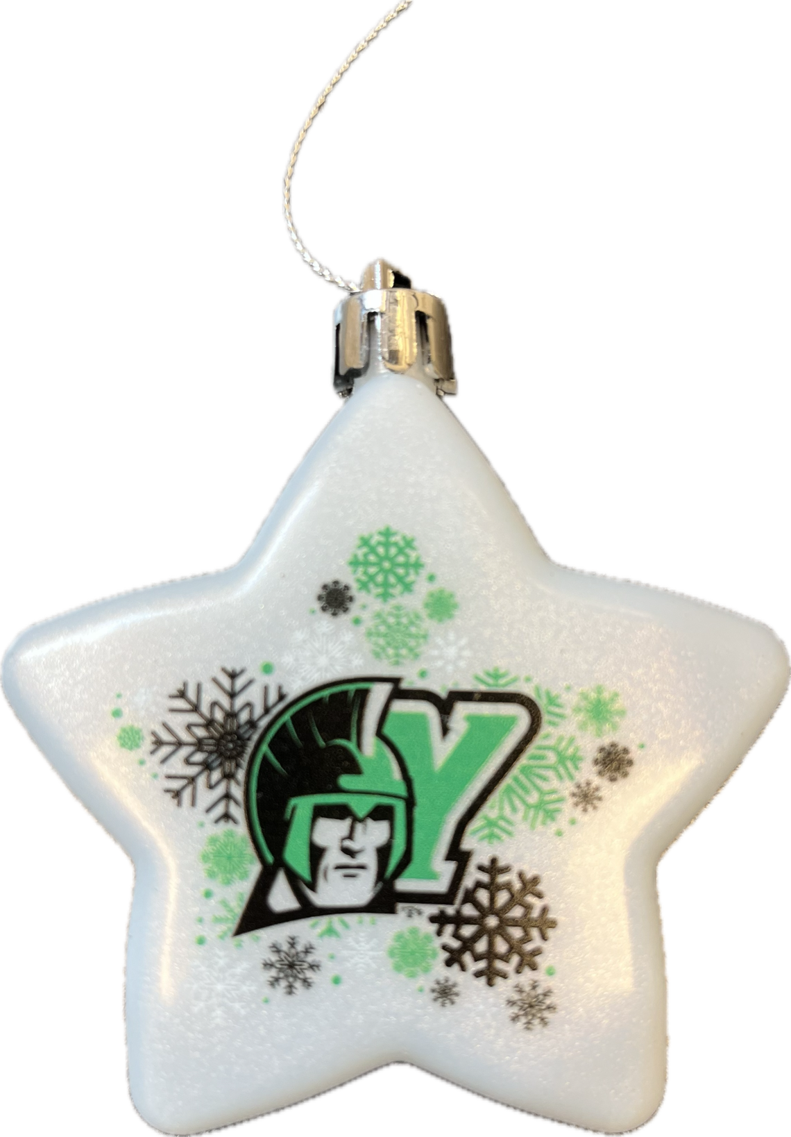 Ornament: Flat Star Shatterproof