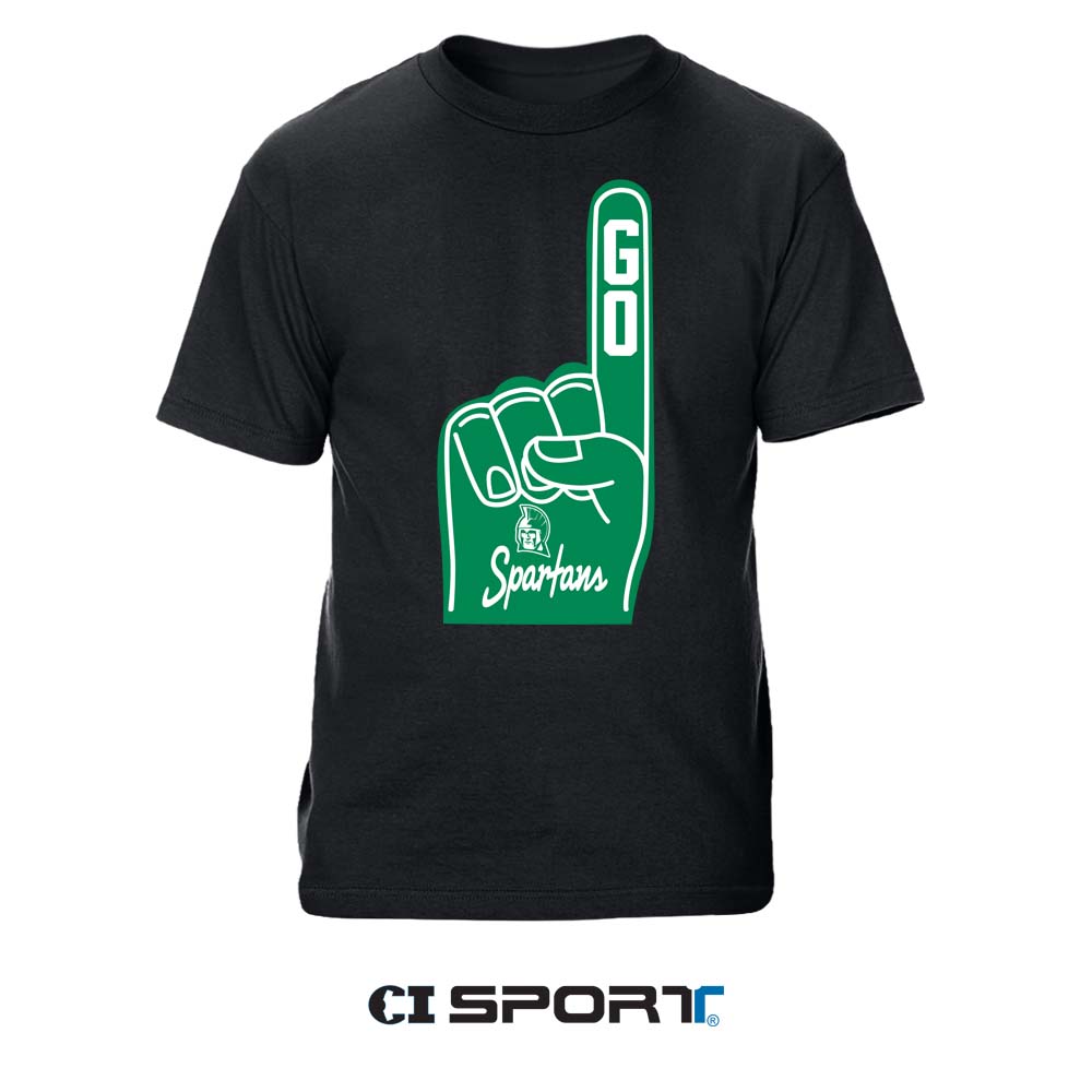 CI SPORT SPARTANS FOAM FINGER S/S T-SHIRT