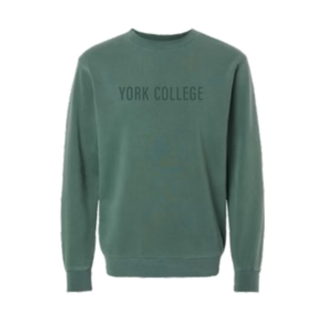 INDEPENDENT TRADING YORK COLLEGE EMBROIDERED CREW