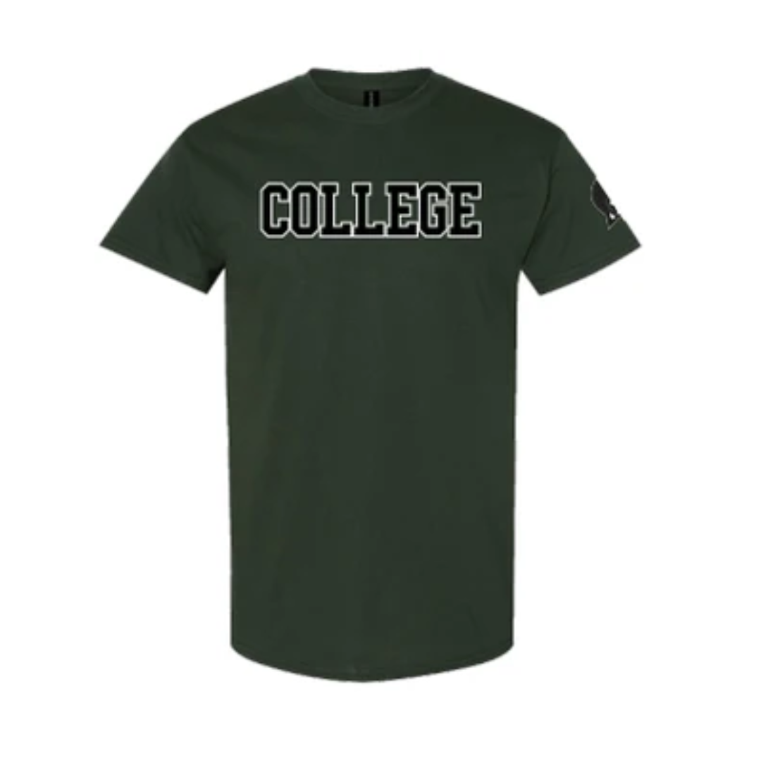 GILDAN "COLLEGE" SHORT SLEEVE T-SHIRT