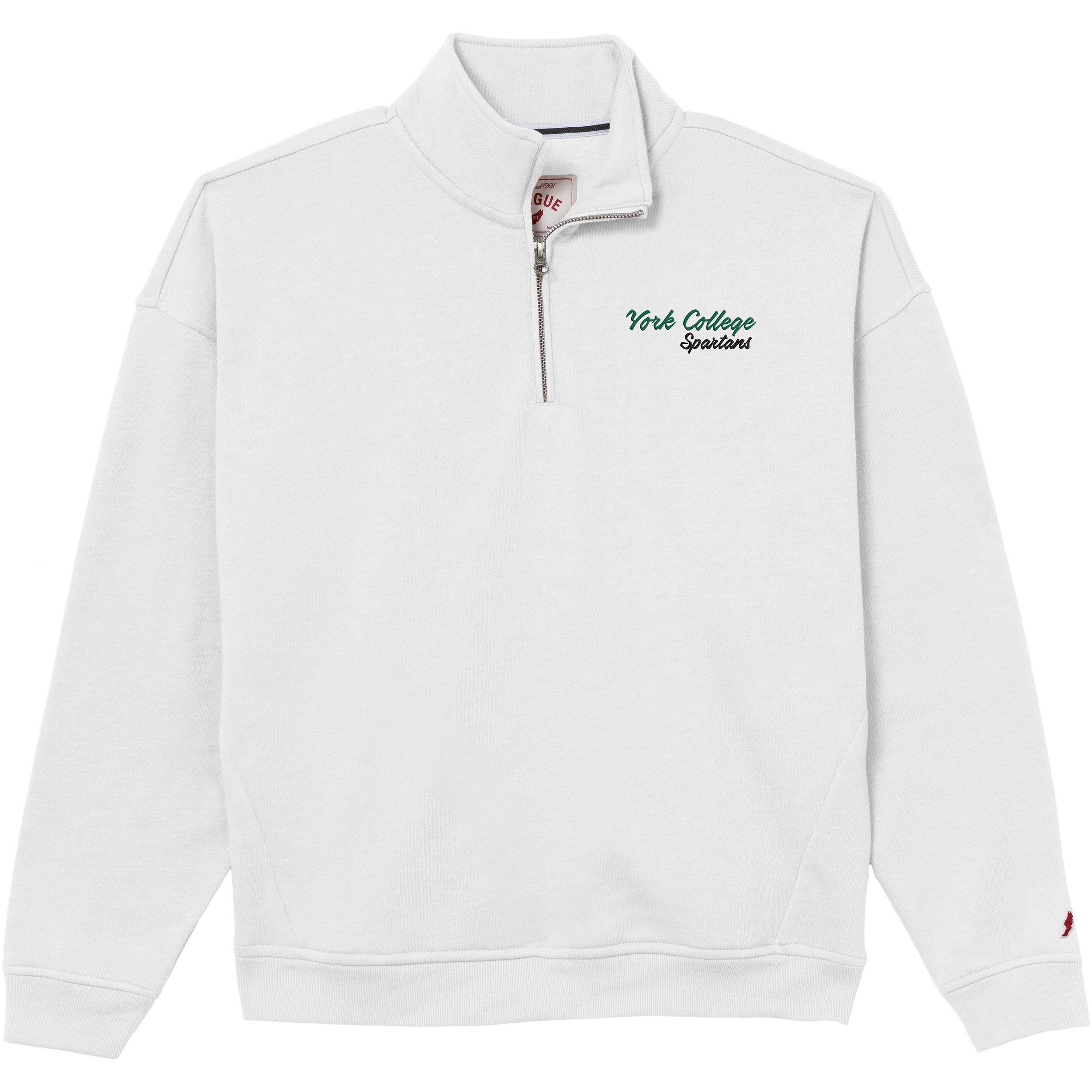 LEAGUE WOMEN'S YORK COLLEGE VICTORY SPRINGS 1/4 ZIP