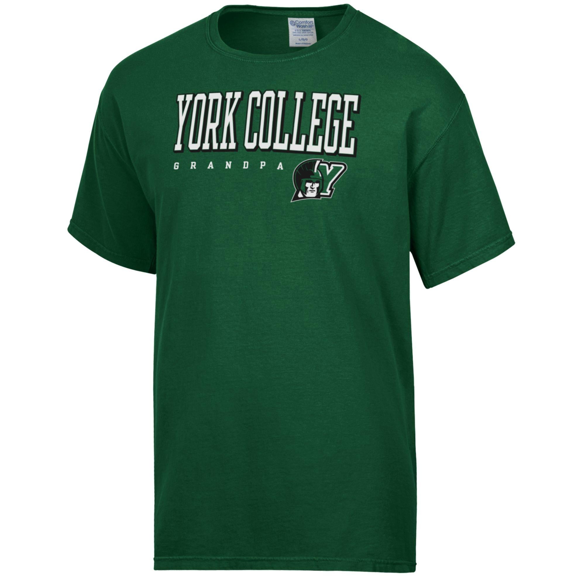 COMFORT WASH GRANDPA YORK COLLEGE S/S TSHIRT