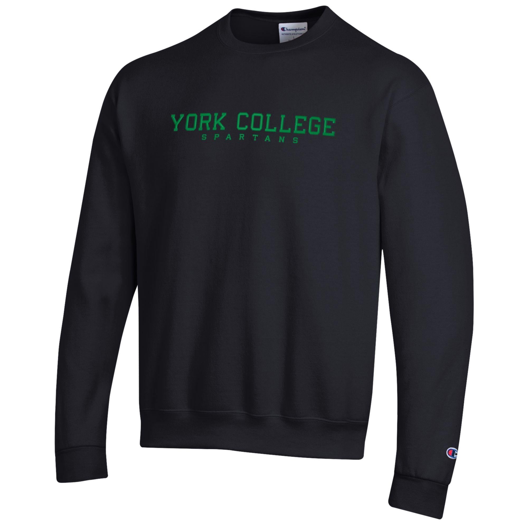 CHAMPION EMBROIDERED YORK COLLEGE CREW